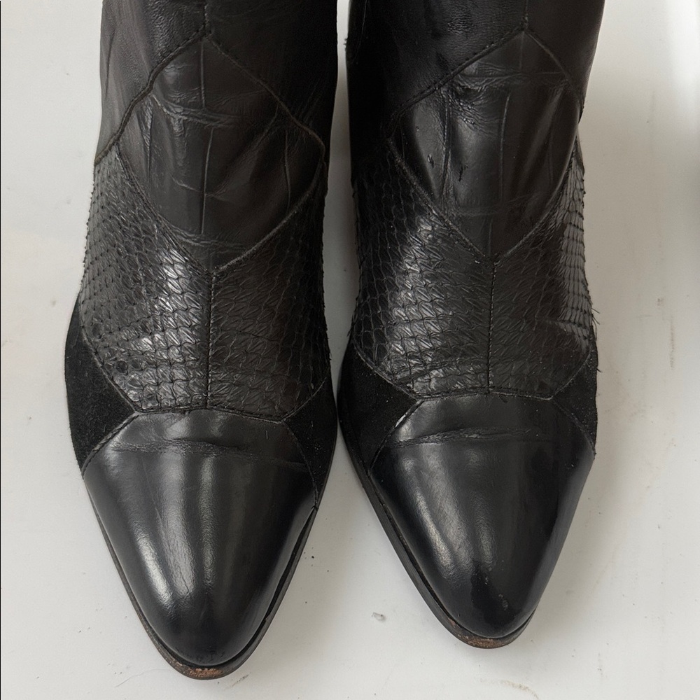 Authentic Coach Leather Women's ankle boots